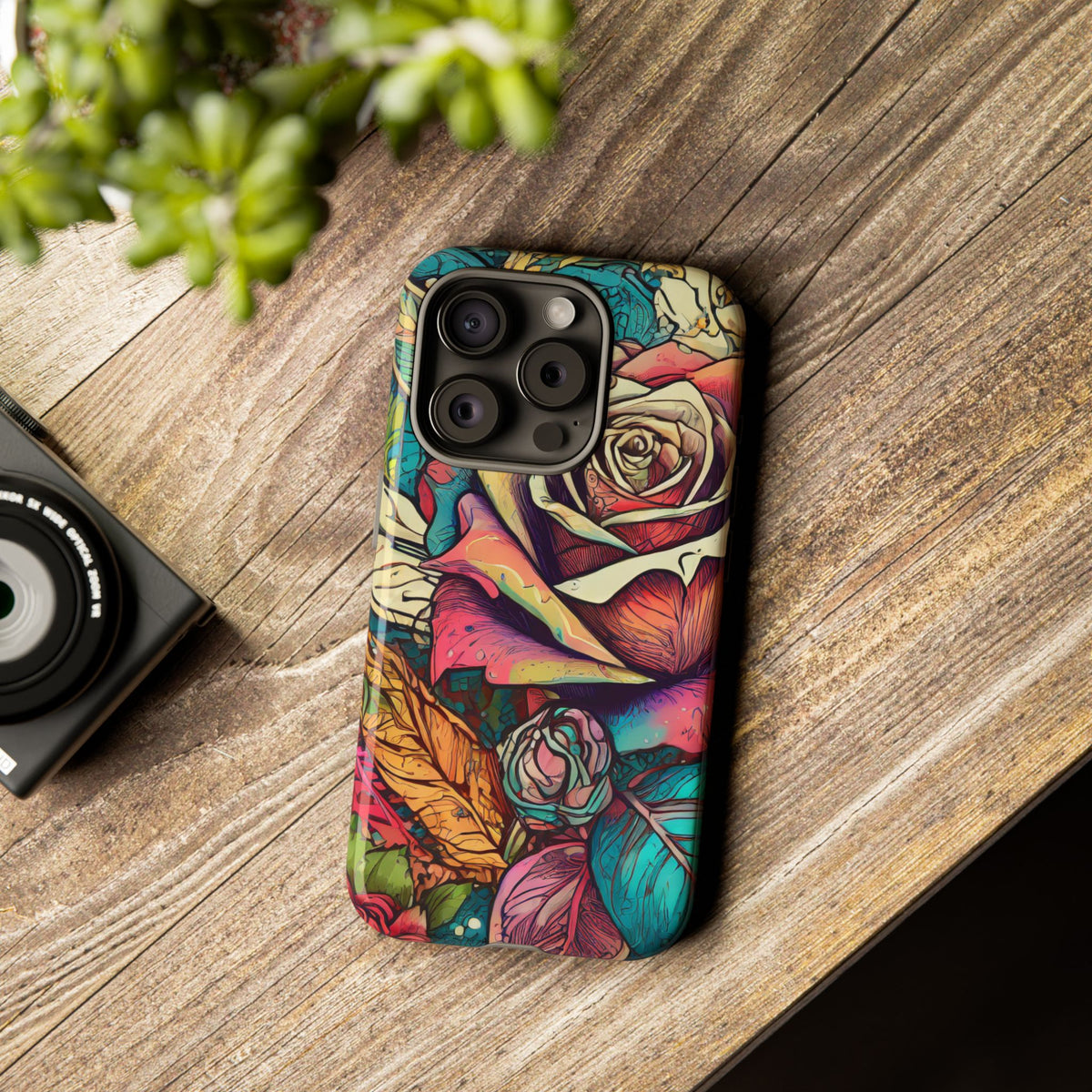 Colorful Roses Tough Phone Case - Studio 653