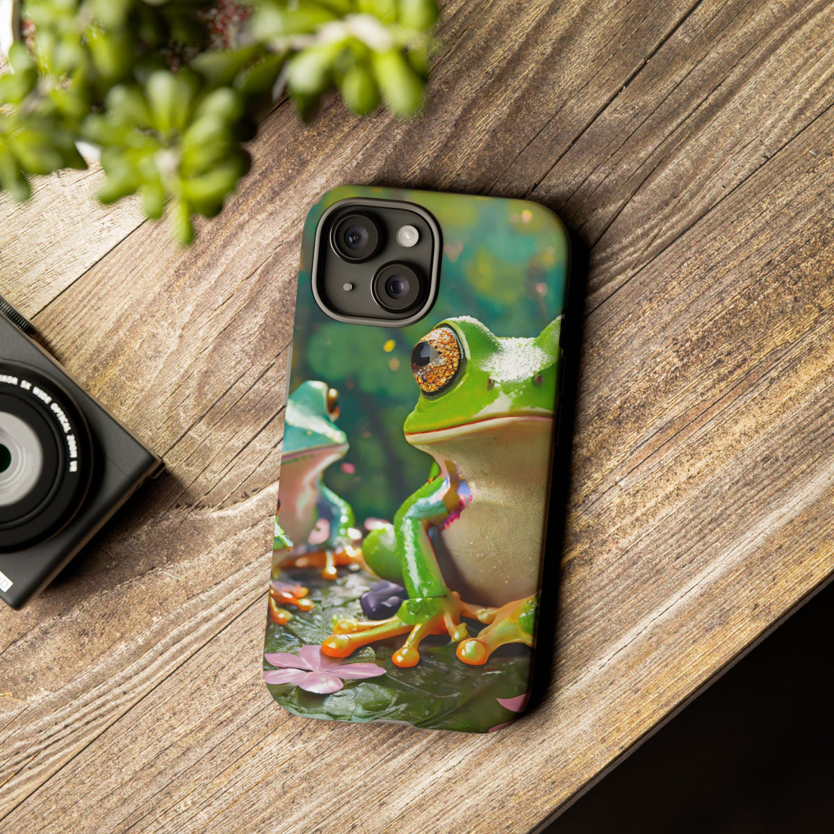 Someone Watching Colorful Frog Tough Phone Case - Studio 653