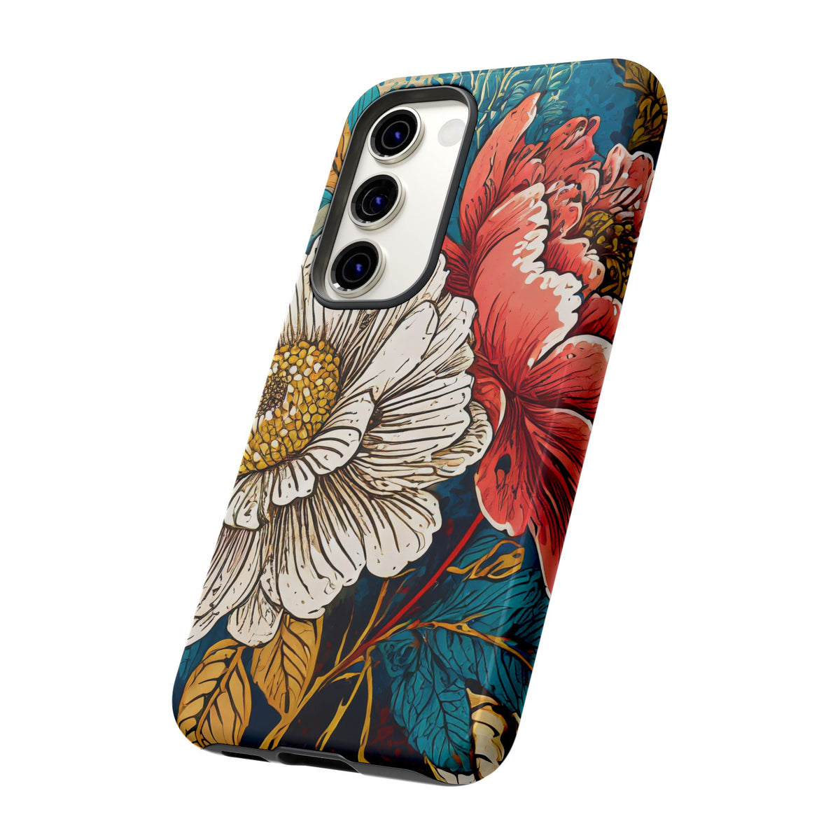 Artistic Floral Tough Phone Case - Studio 653