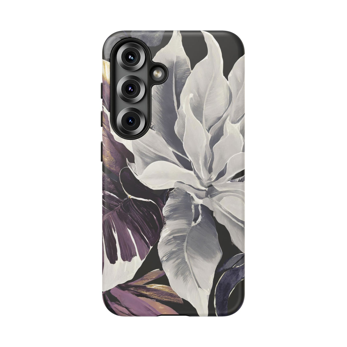 White & Plum Floral Tough Phone Case - Studio 653