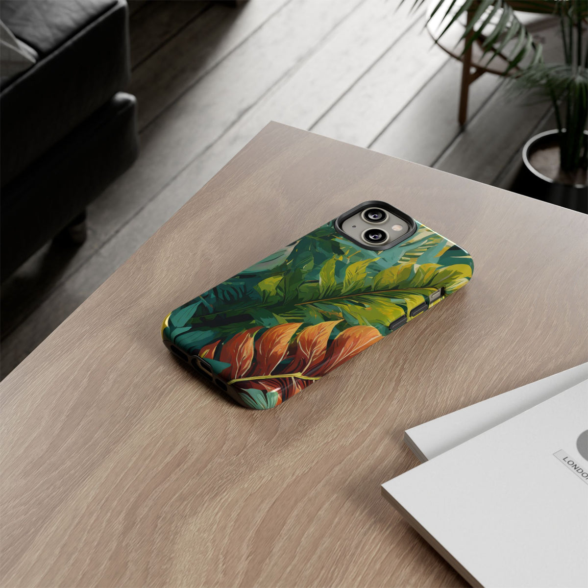 Tropical Leaf Tough Phone Case - Studio 653