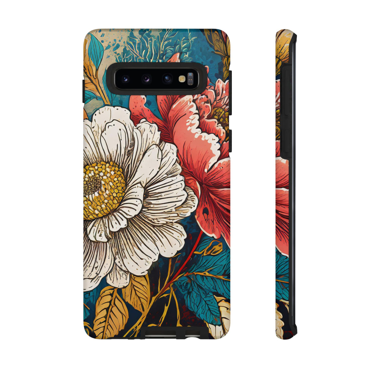 Artistic Floral Tough Phone Case - Studio 653