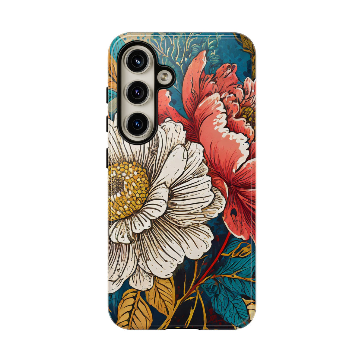 Artistic Floral Tough Phone Case - Studio 653