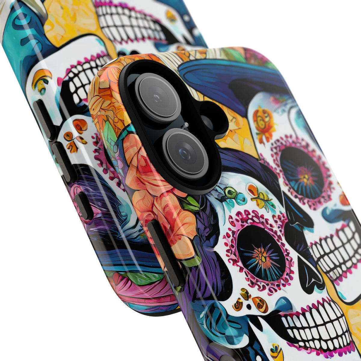 Loving Sugar Skull Couple Tough Phone Case - Studio 653