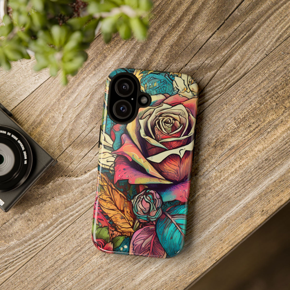 Colorful Roses Tough Phone Case - Studio 653