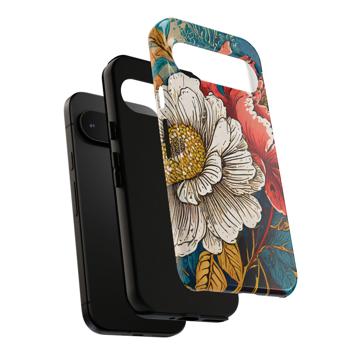 Artistic Floral Tough Phone Case - Studio 653