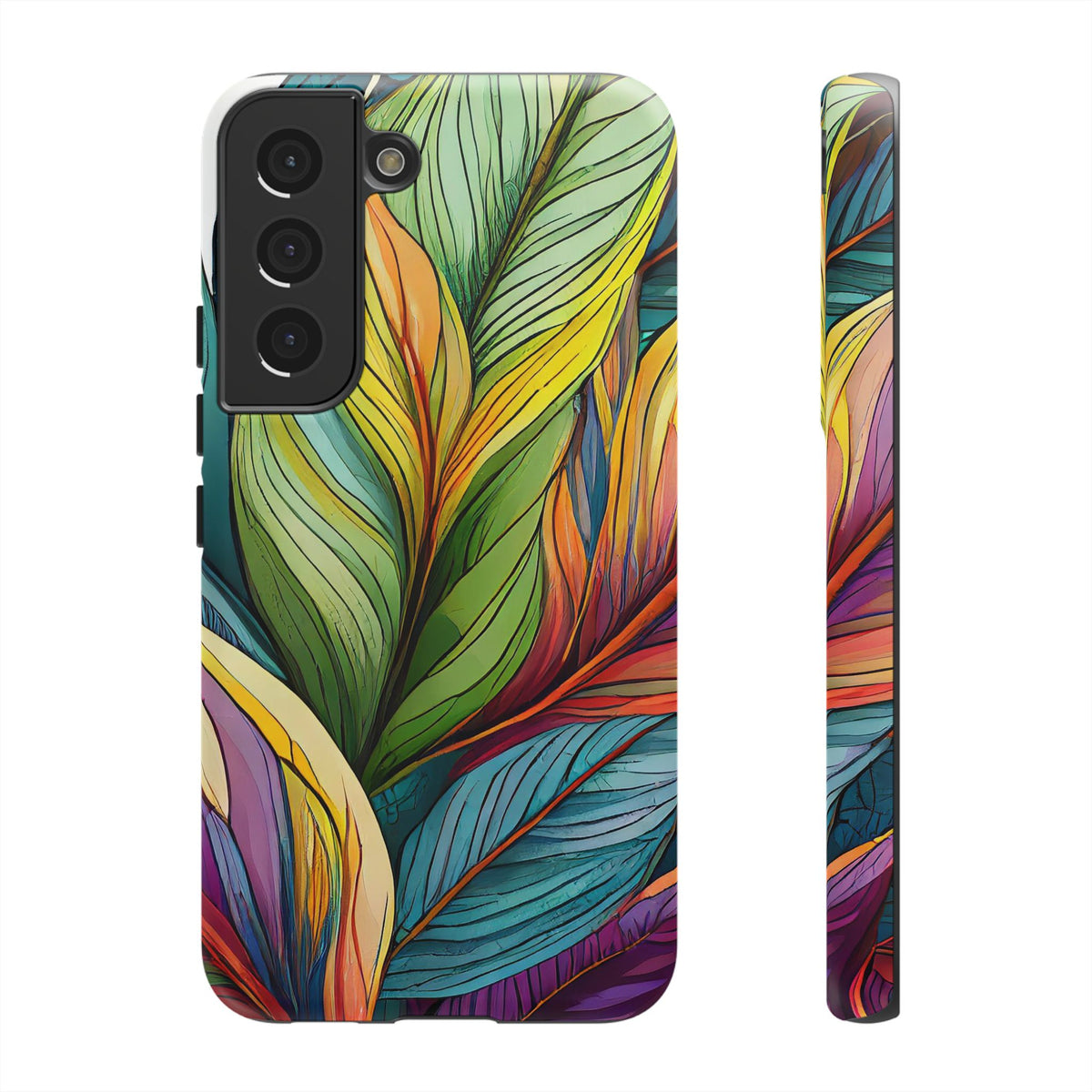 Vibrant Tropical Leaf Tough Phone Case - Studio 653
