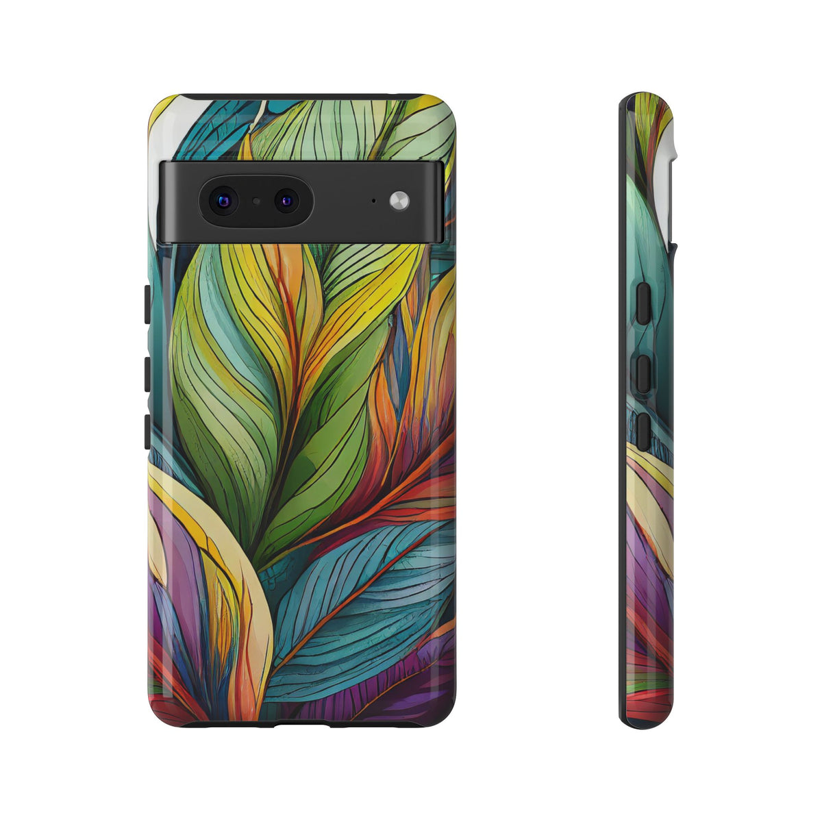 Vibrant Tropical Leaf Tough Phone Case - Studio 653