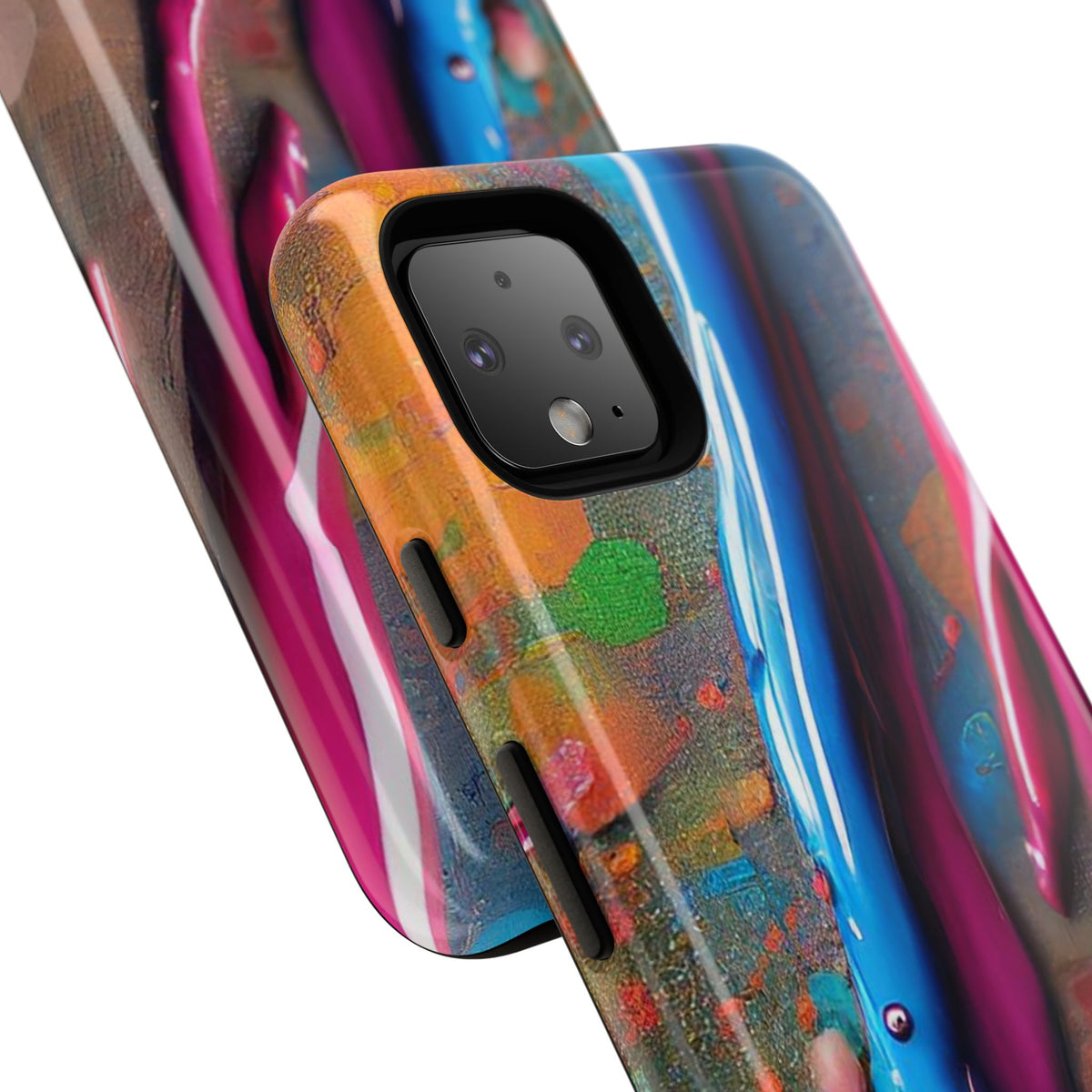 Colorful Artistic Paint Splatter Tough Phone Case - Studio 653