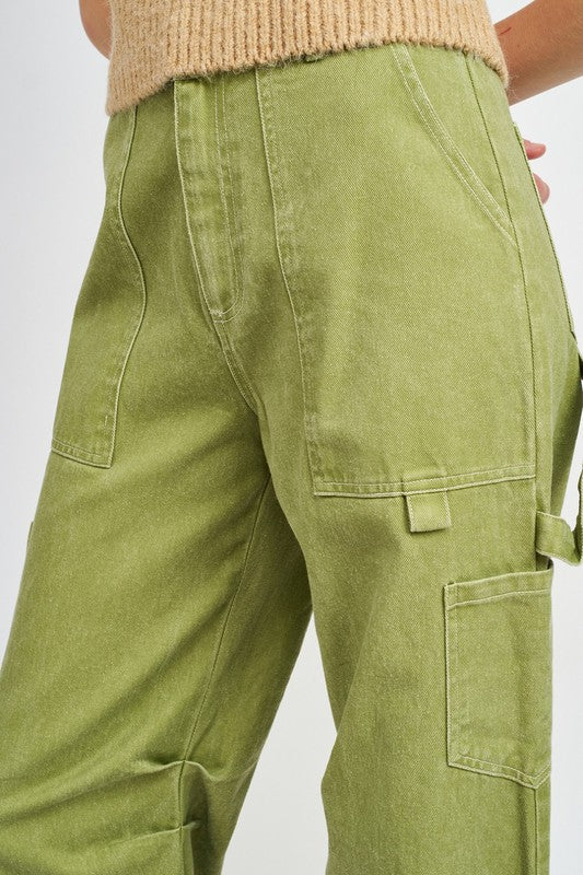 Emory Park High Rise Fit Cargo Pants - Studio 653