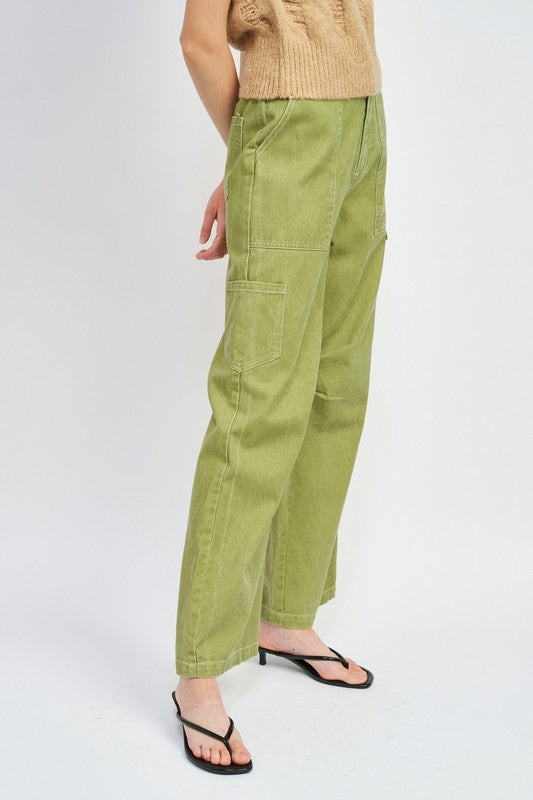 Emory Park High Rise Fit Cargo Pants - Studio 653