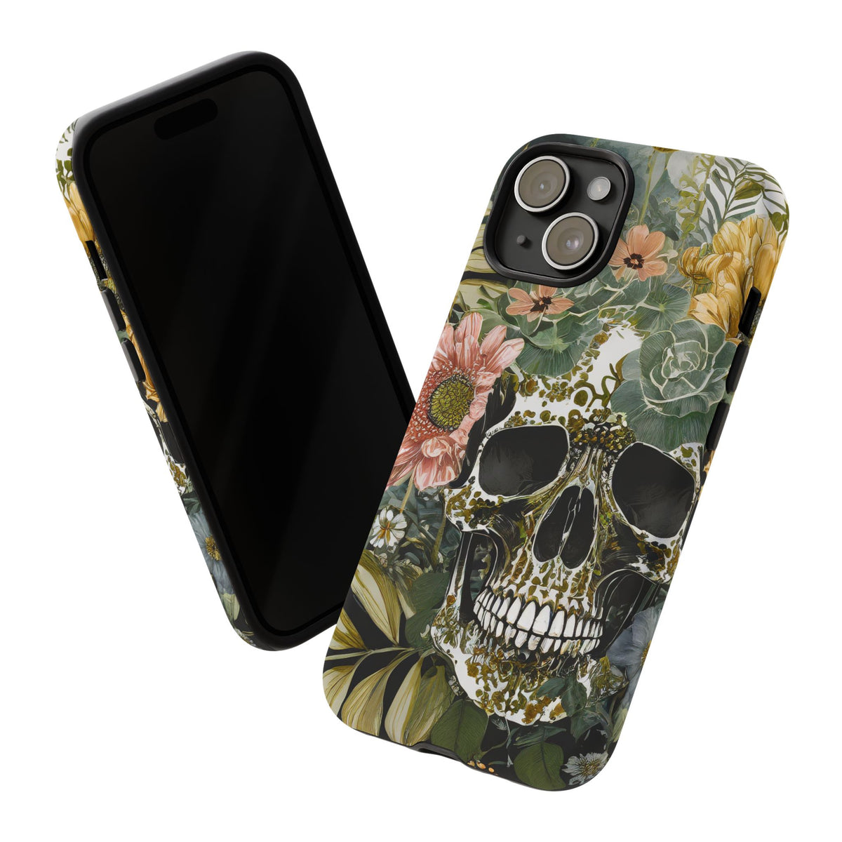 Floral Skull Tough Phone Case - Studio 653