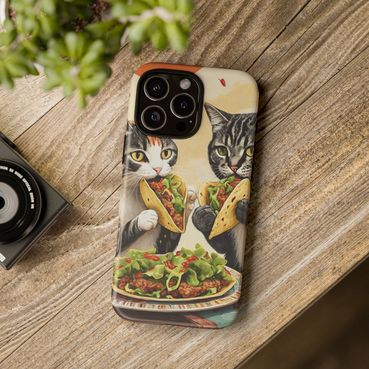 Funny Taco Cat Tough Phone Case - Studio 653