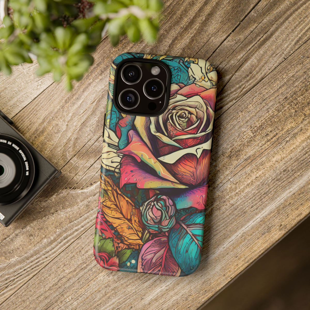 Colorful Roses Tough Phone Case - Studio 653