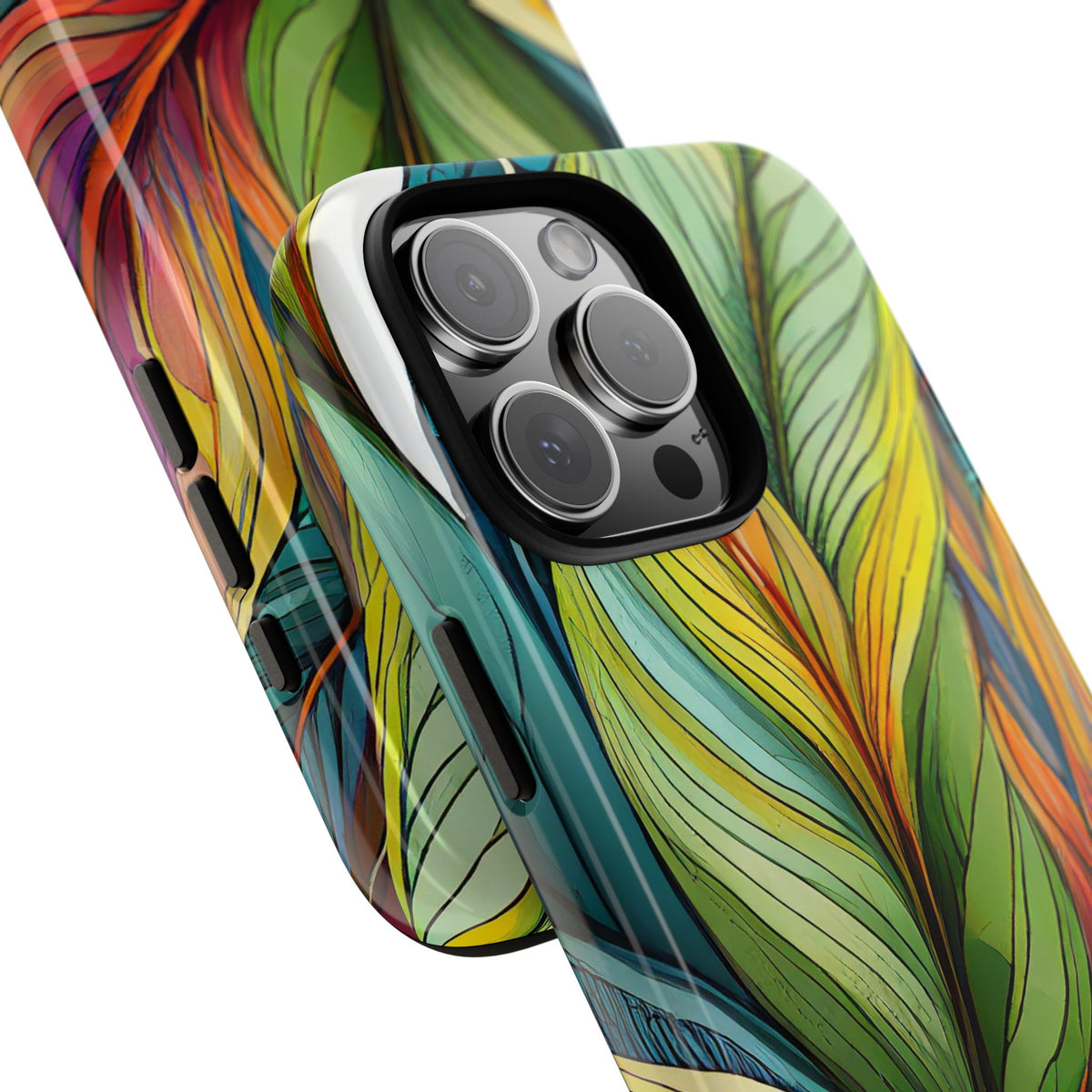 Vibrant Tropical Leaf Tough Phone Case - Studio 653