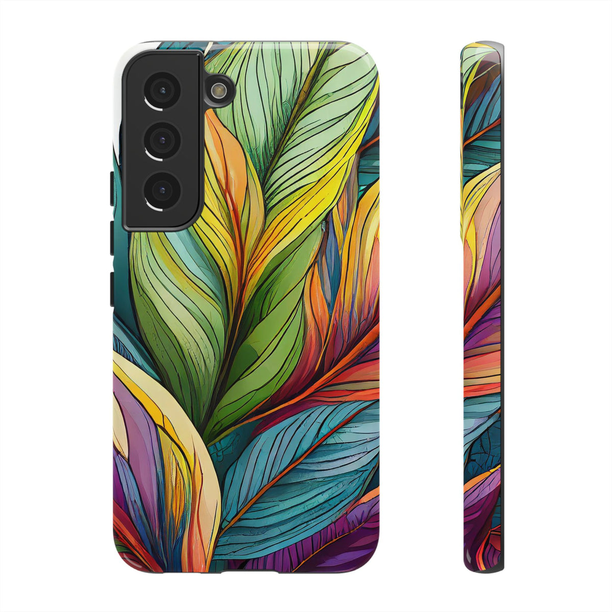 Vibrant Tropical Leaf Tough Phone Case - Studio 653
