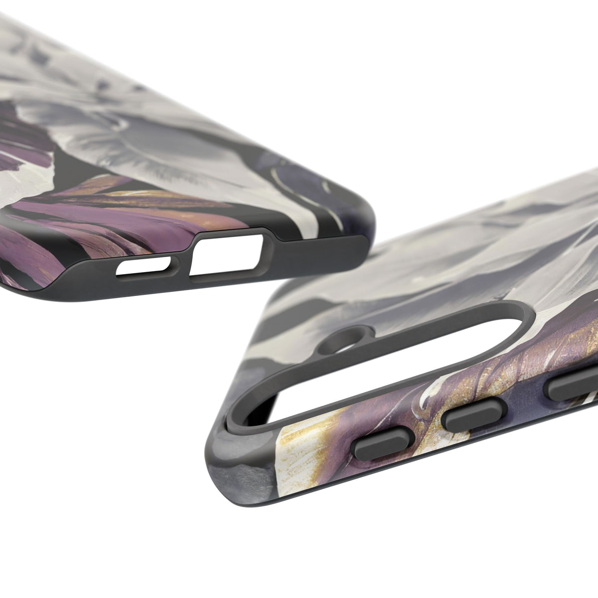 White & Plum Floral Tough Phone Case - Studio 653