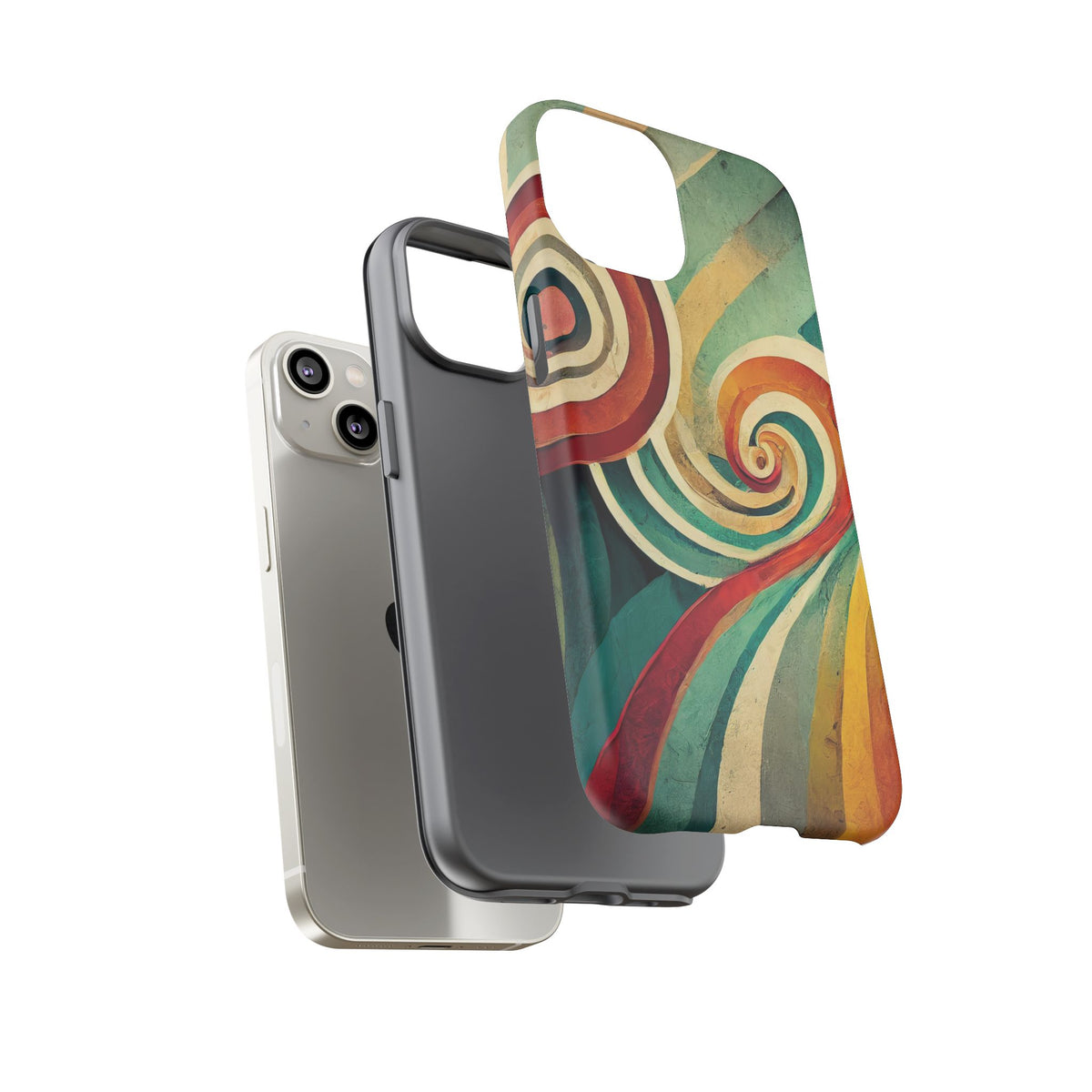Colorful Swirl Tough Phone Case - Studio 653