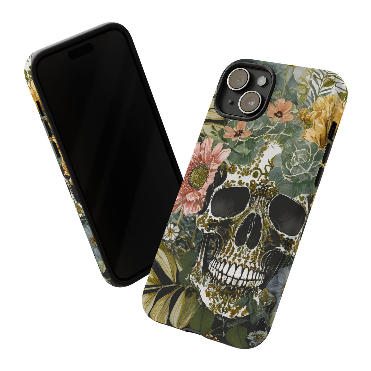 Floral Skull Tough Phone Case - Studio 653