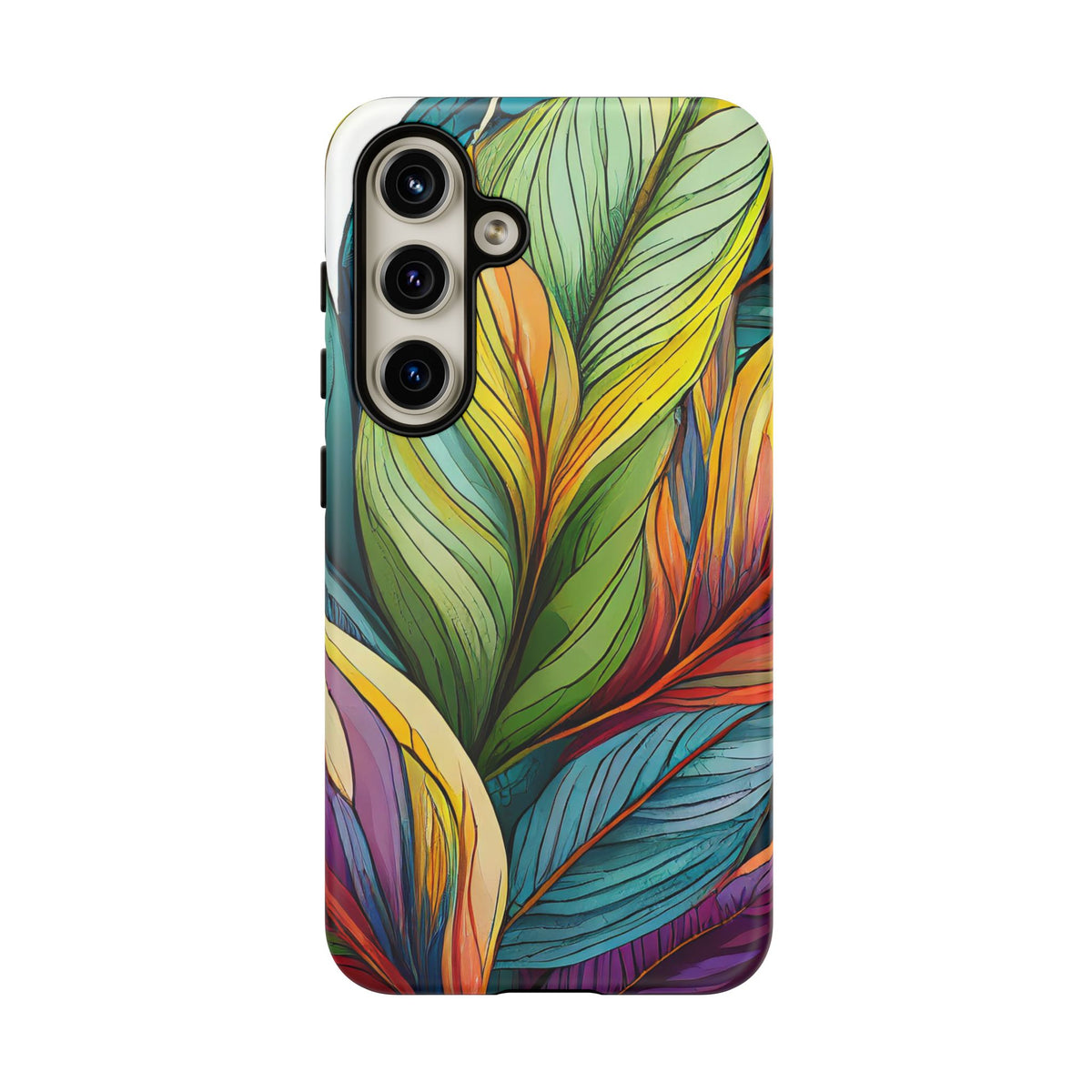 Vibrant Tropical Leaf Tough Phone Case - Studio 653