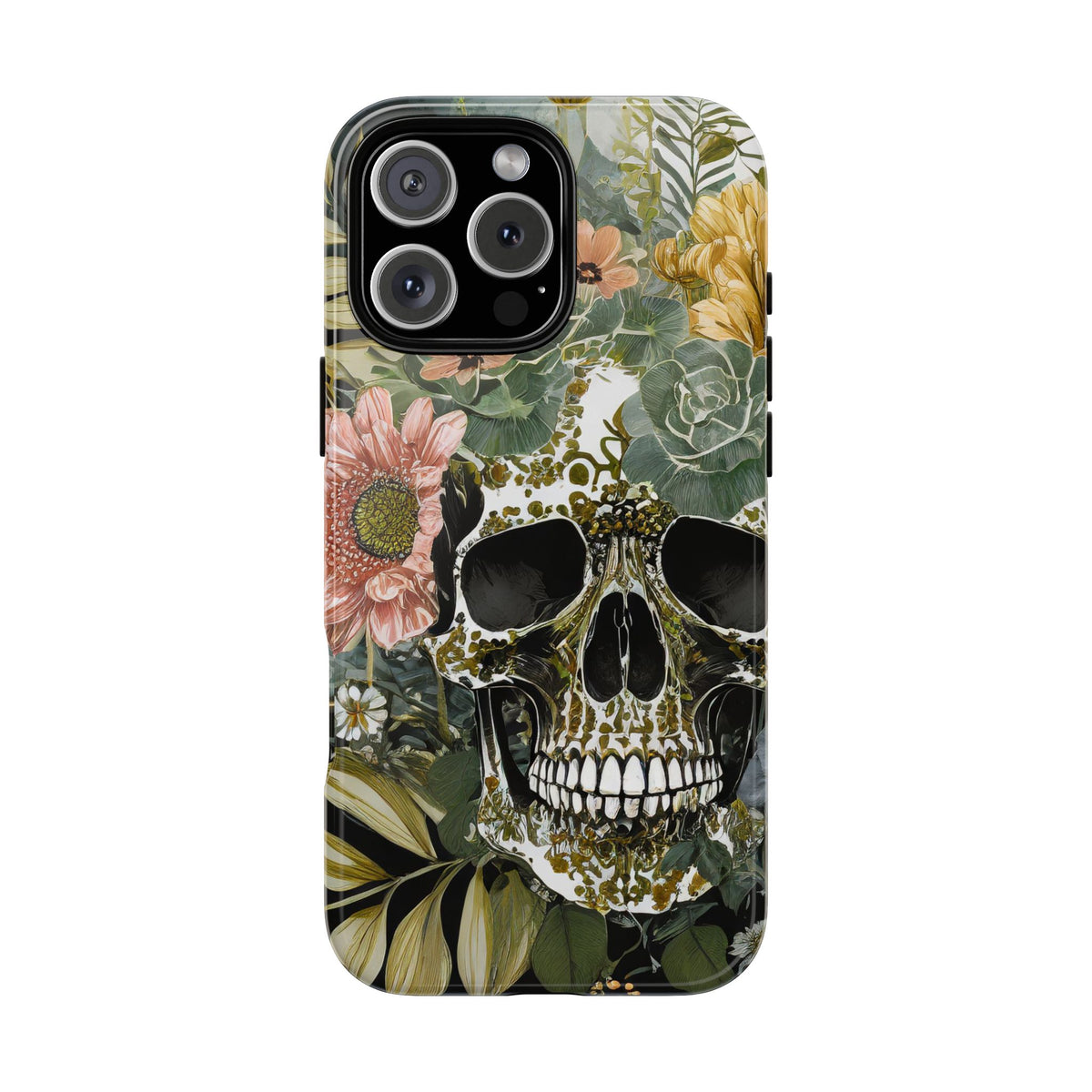 Floral Skull Tough Phone Case - Studio 653