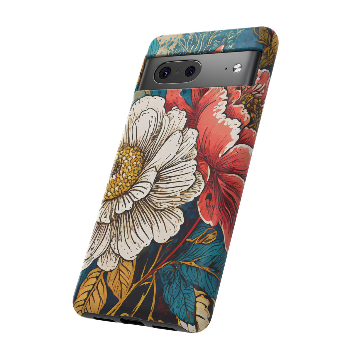 Artistic Floral Tough Phone Case - Studio 653