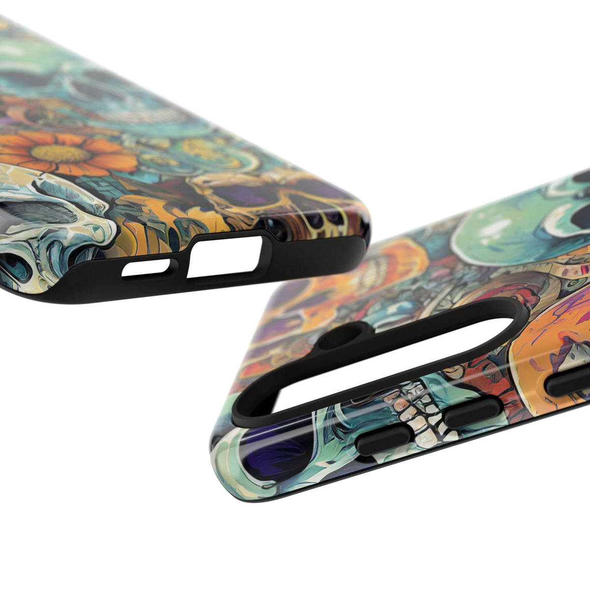 Artistic Skull Collage Tough Phone Case - Studio 653