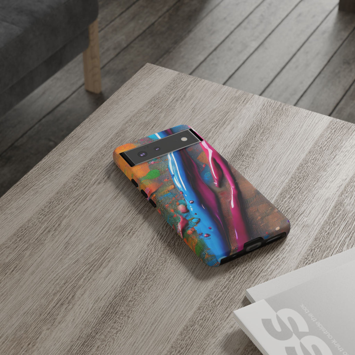 Colorful Artistic Paint Splatter Tough Phone Case - Studio 653