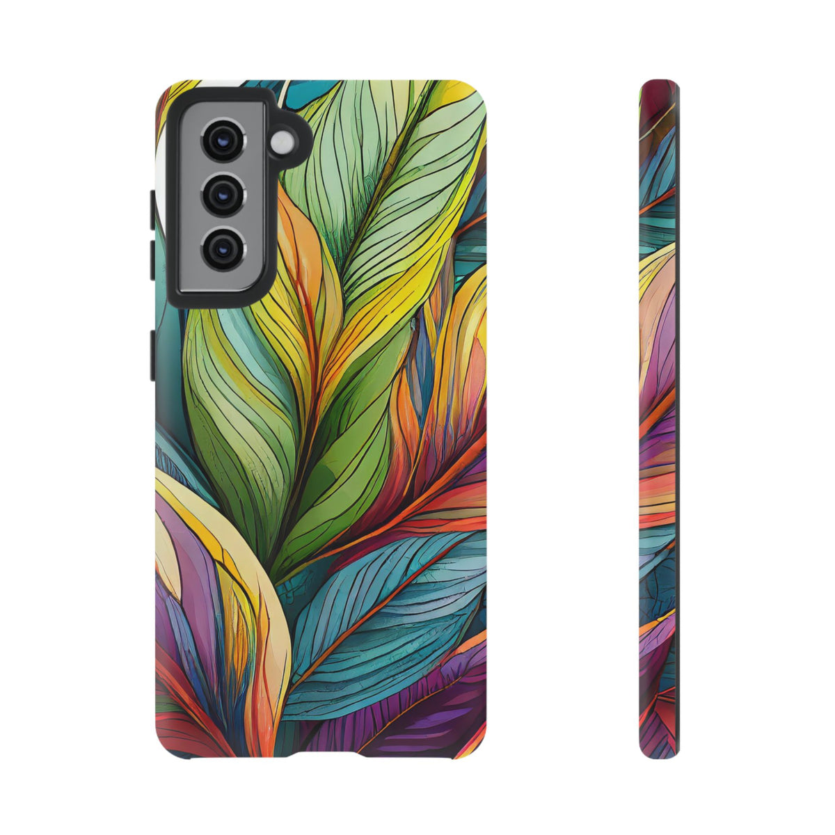 Vibrant Tropical Leaf Tough Phone Case - Studio 653