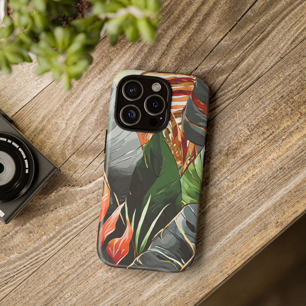 Tropical Leaf Tough Phone Case - Studio 653