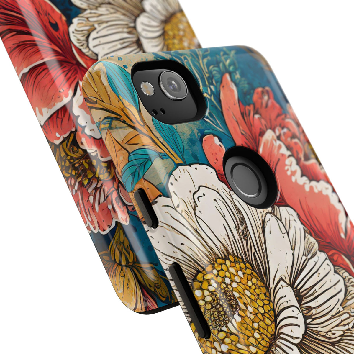 Artistic Floral Tough Phone Case - Studio 653
