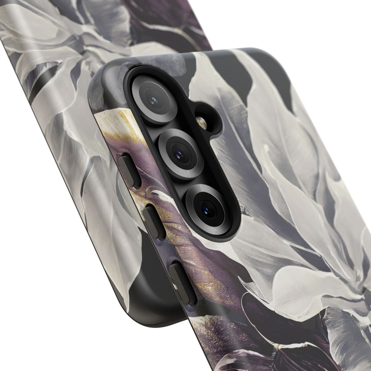 White & Plum Floral Tough Phone Case - Studio 653