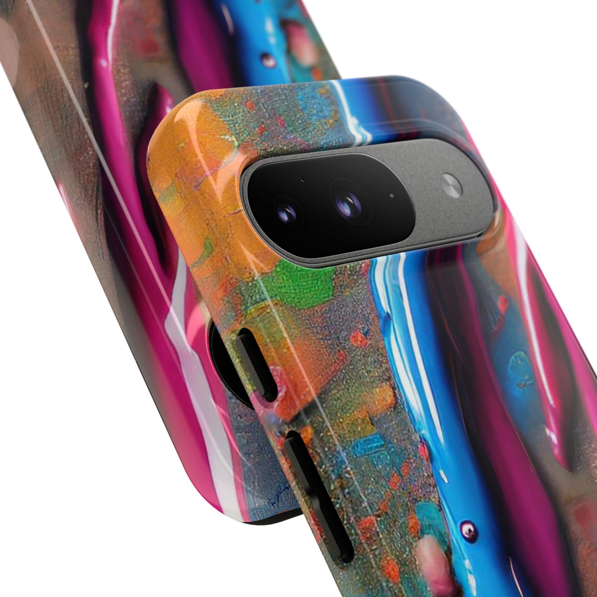 Colorful Artistic Paint Splatter Tough Phone Case - Studio 653