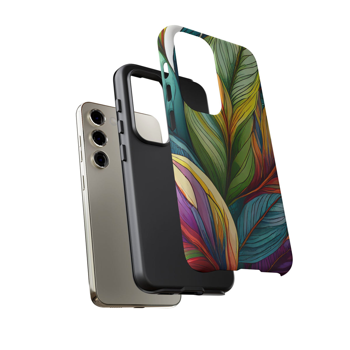 Vibrant Tropical Leaf Tough Phone Case - Studio 653