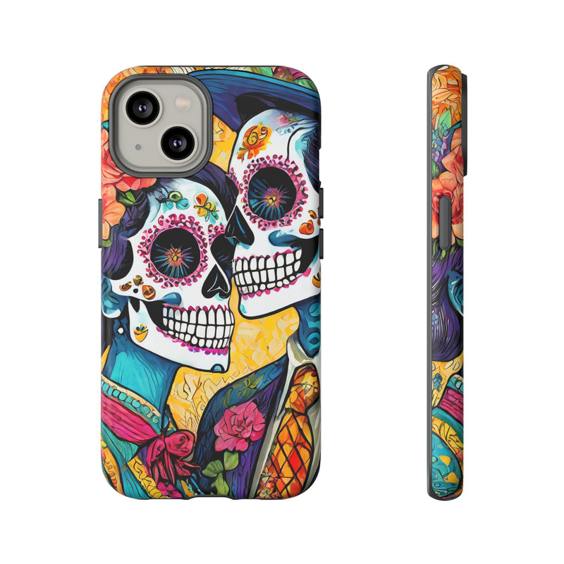 Loving Sugar Skull Couple Tough Phone Case - Studio 653