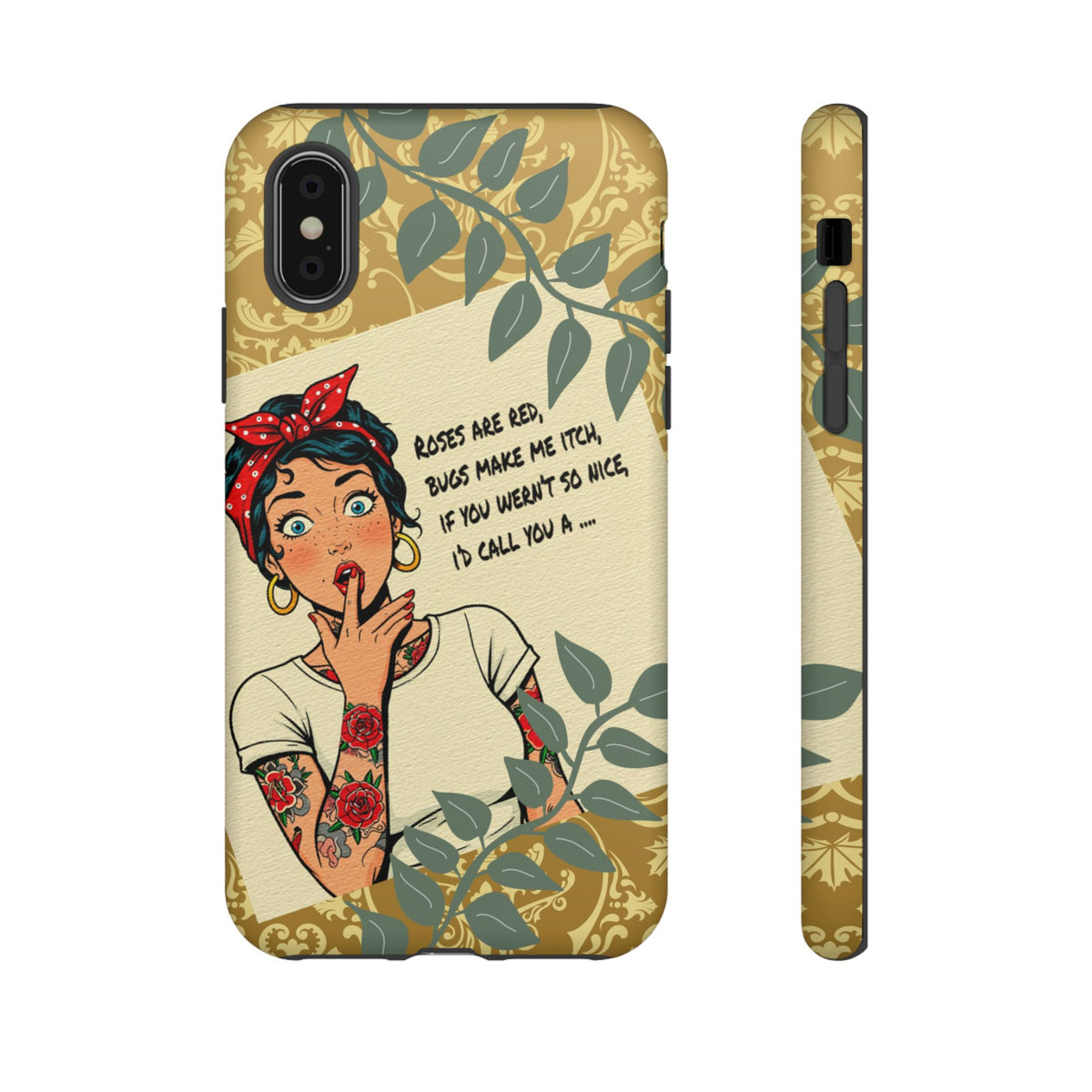 Roses Are Red Tough Phone Case