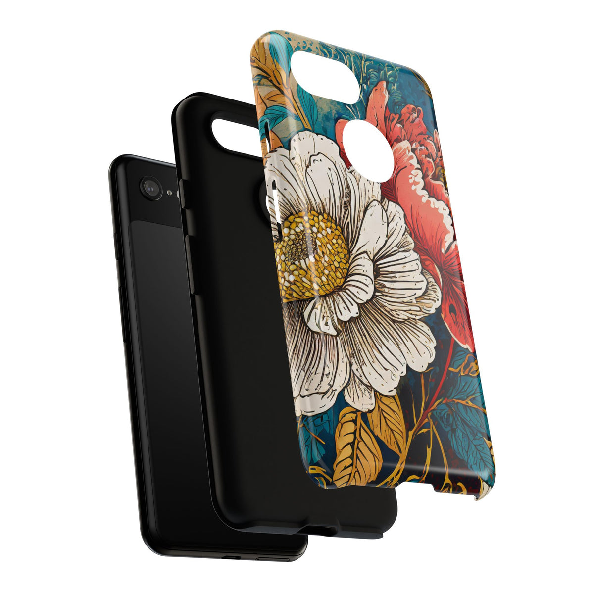 Artistic Floral Tough Phone Case - Studio 653