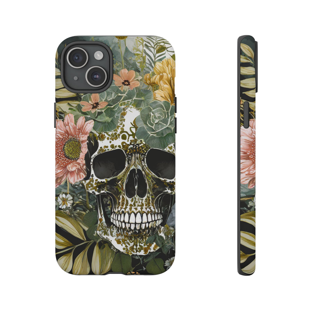 Floral Skull Tough Phone Case - Studio 653