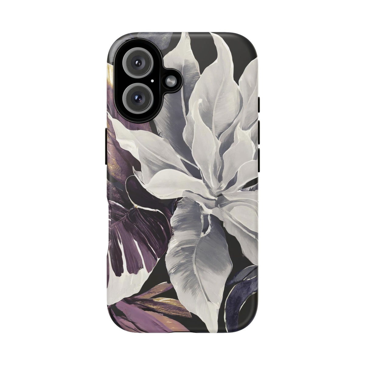 White & Plum Floral Tough Phone Case - Studio 653