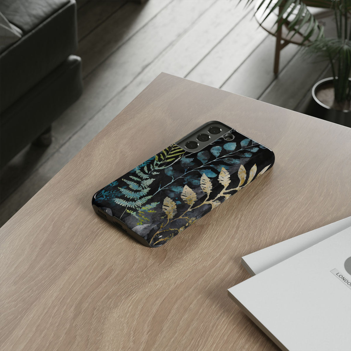 Dark Floral Tough Phone Case - Studio 653