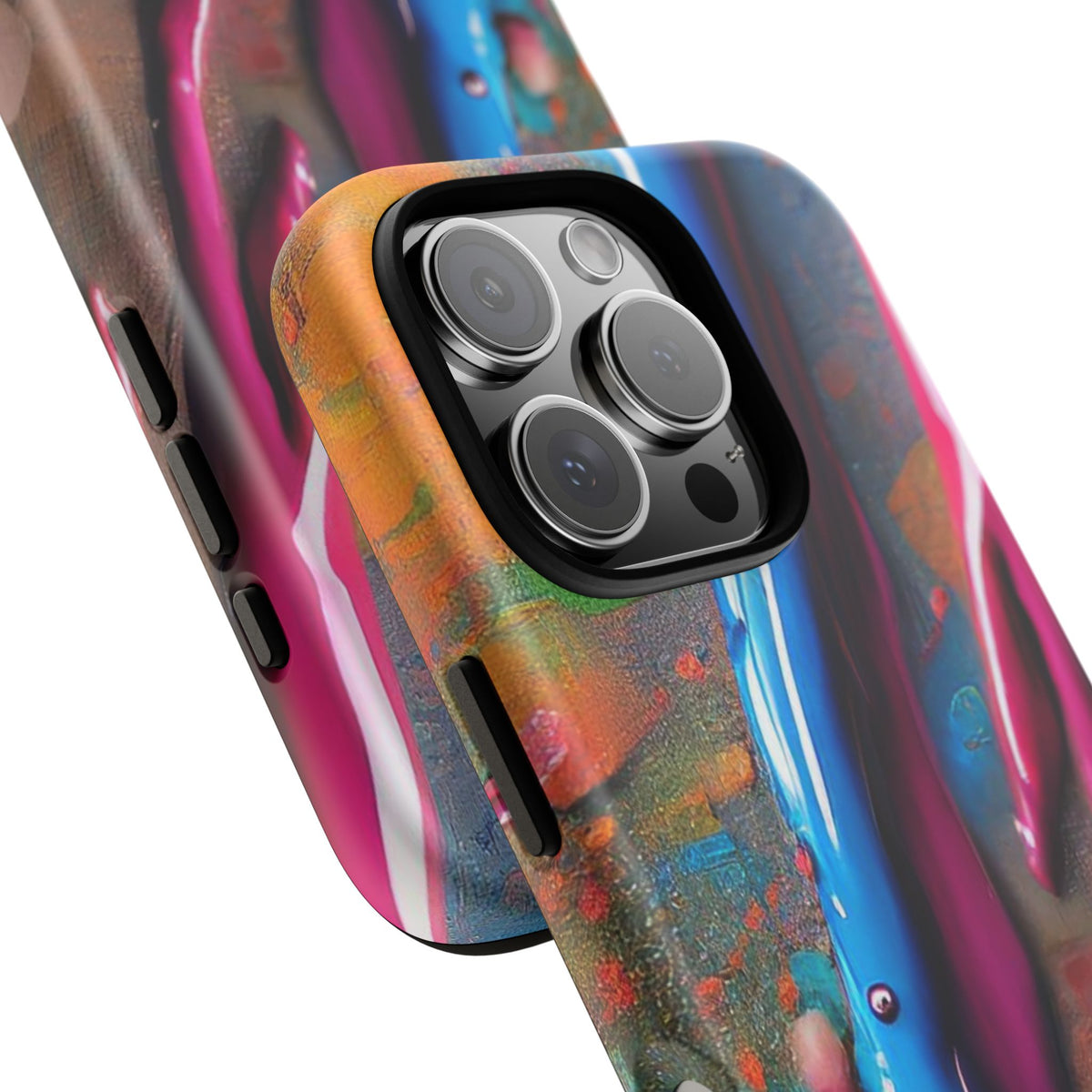 Colorful Artistic Paint Splatter Tough Phone Case - Studio 653