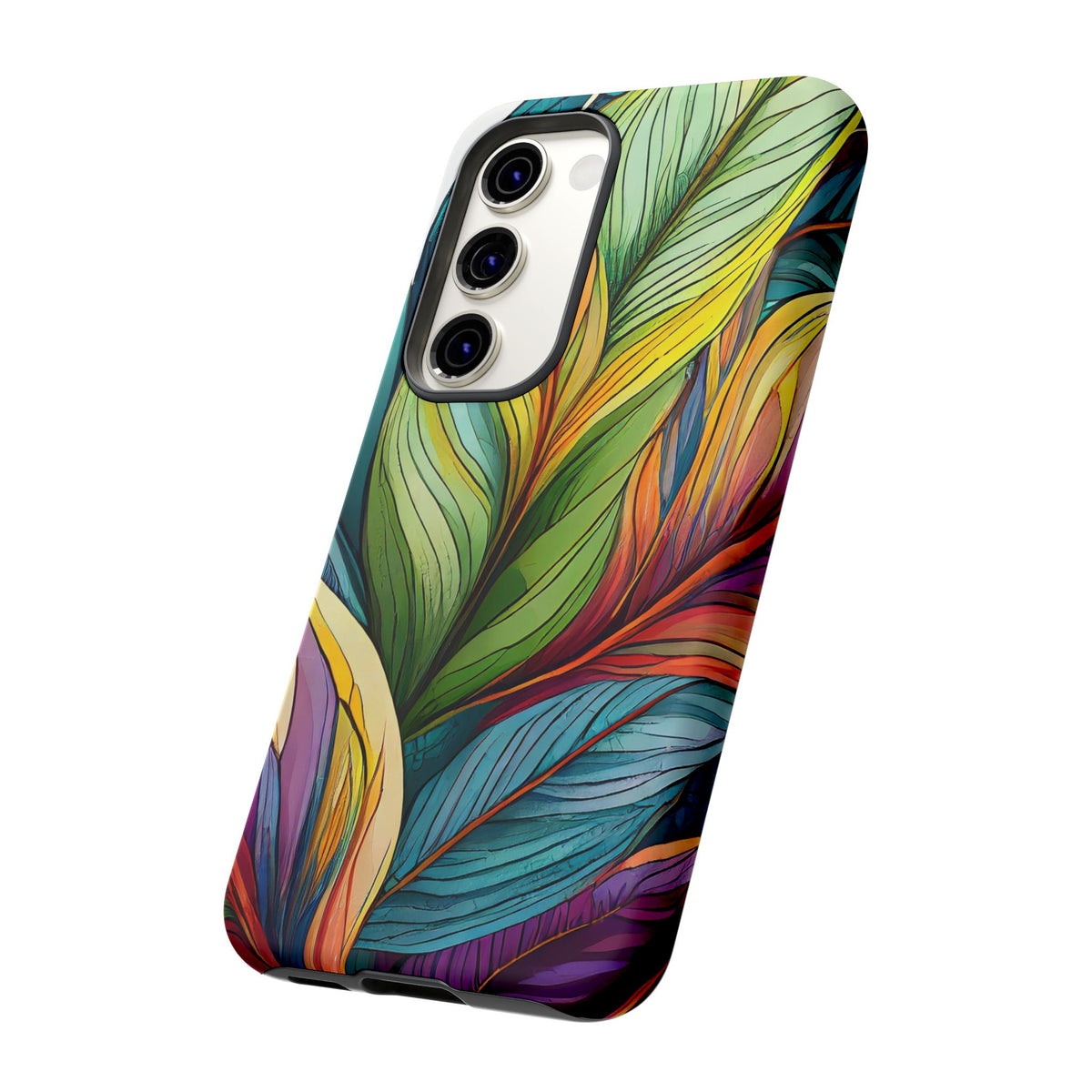 Vibrant Tropical Leaf Tough Phone Case - Studio 653