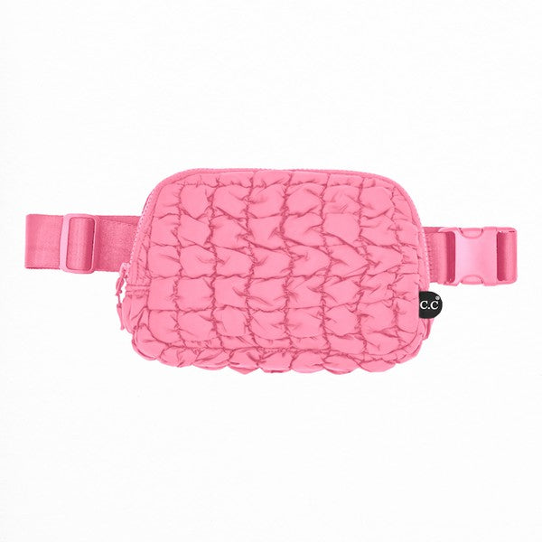CC Quilted Puffer Belt Fanny Bag - Studio 653