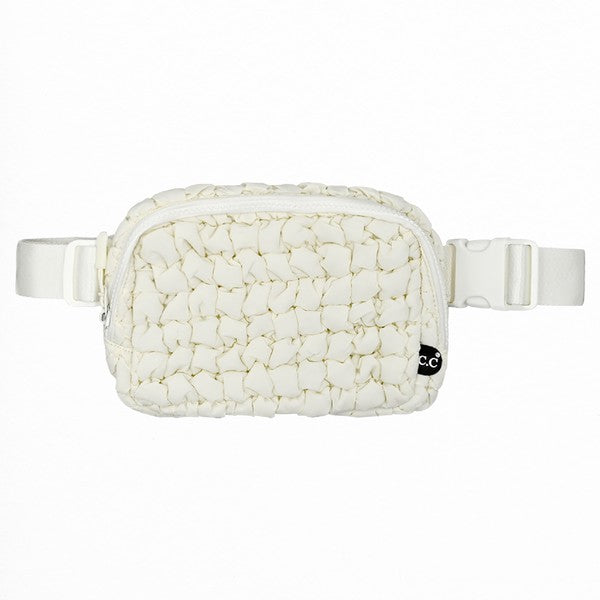 CC Quilted Puffer Belt Fanny Bag - Studio 653
