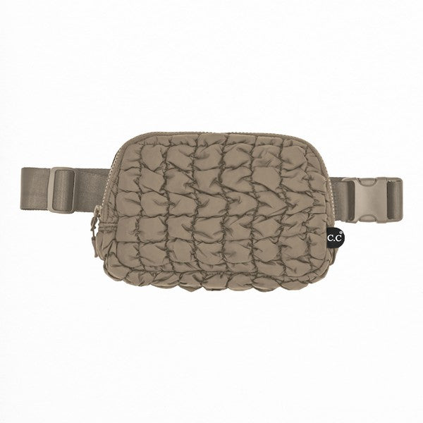 CC Quilted Puffer Belt Fanny Bag - Studio 653