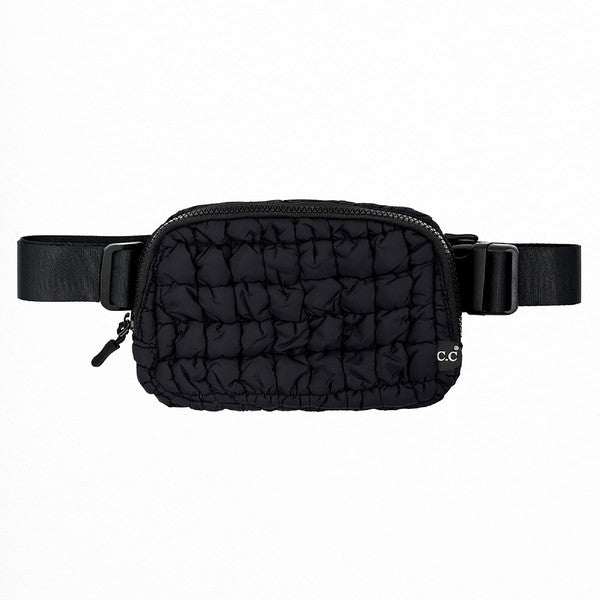 CC Quilted Puffer Belt Fanny Bag - Studio 653