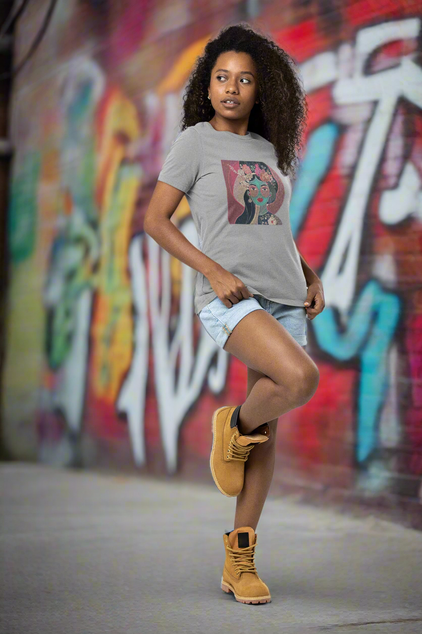 Floral Abstract Graphic Tee