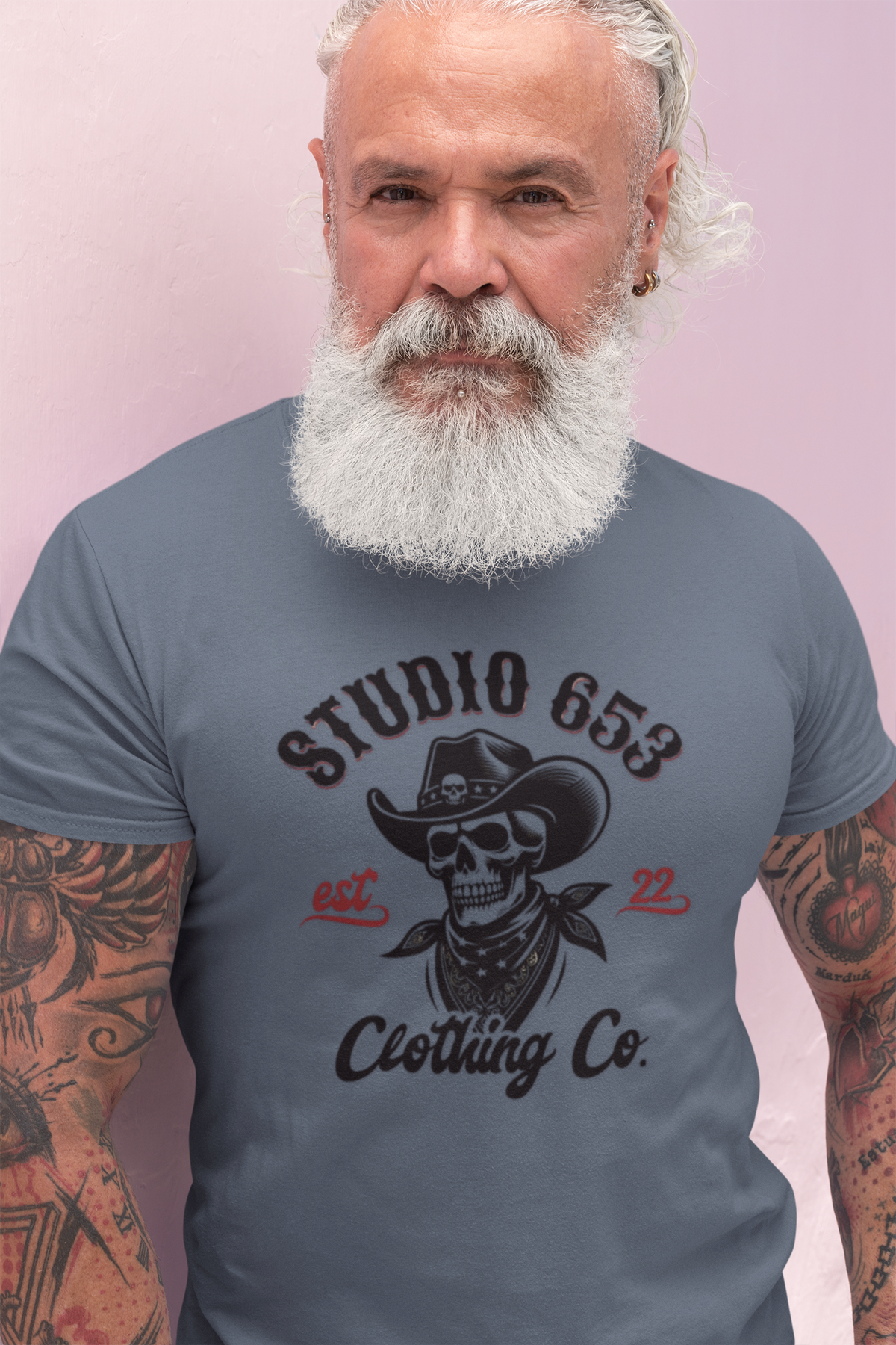 Studio 653 Vintage Skull Graphic Tee