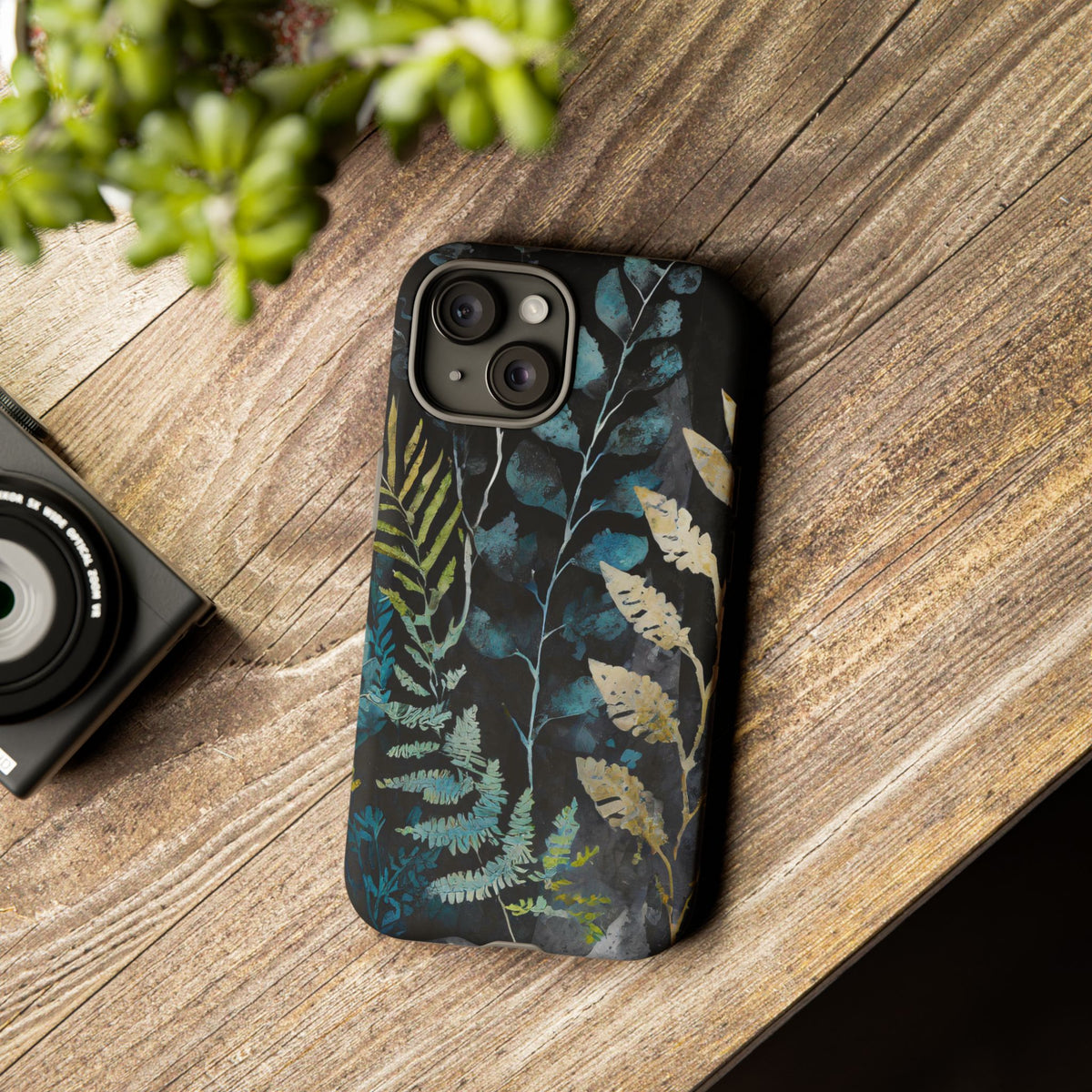 Dark Floral Tough Phone Case - Studio 653