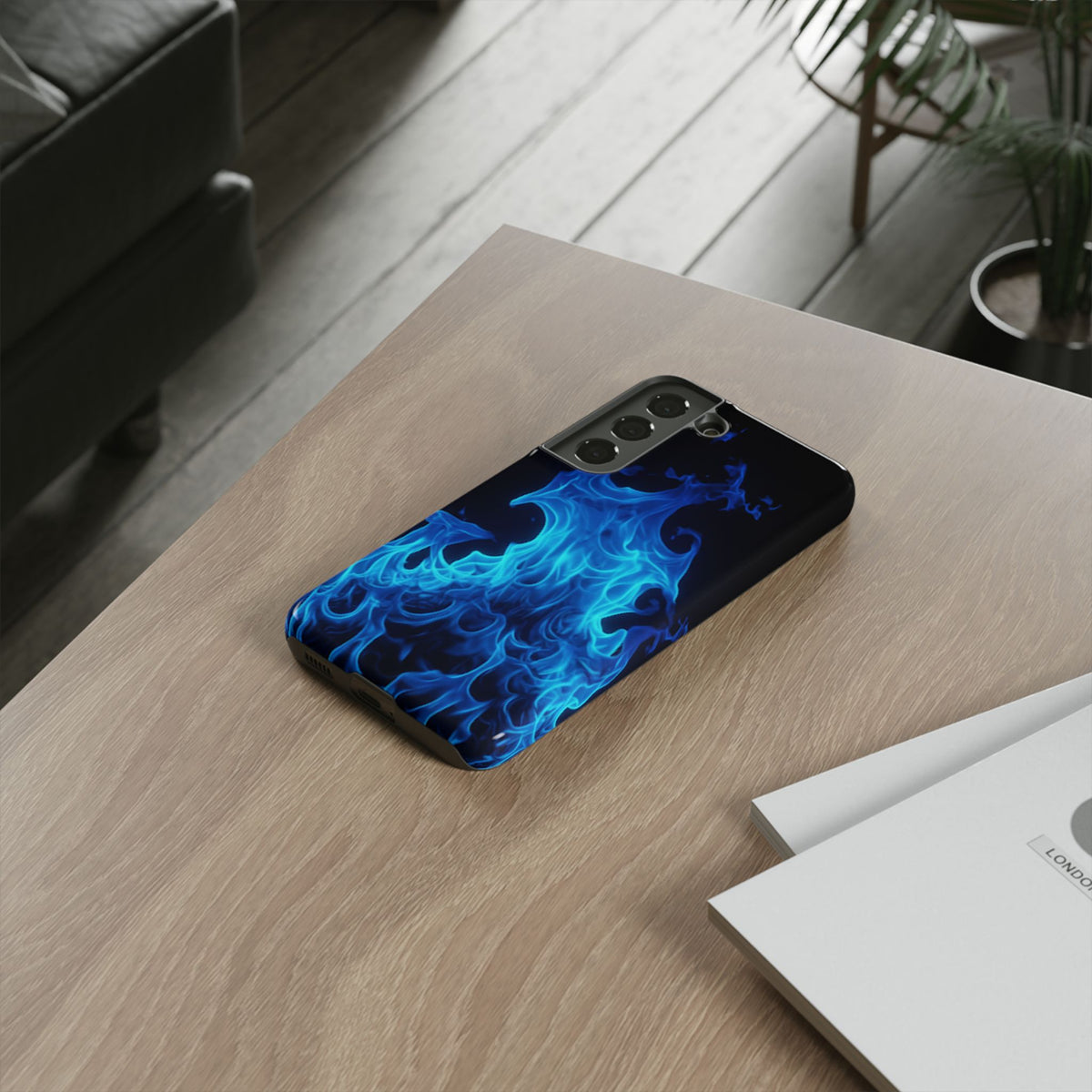 Blue Flames Tough  Phone Case - Studio 653